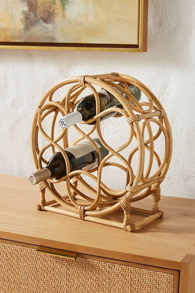 Rattan Wine Rack