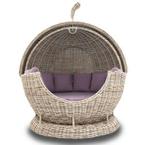 Handmade Rattan Outdoor Bed