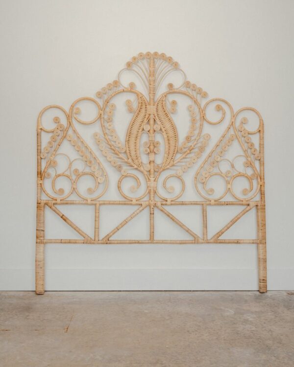 Handmade Rattan Bed Head | Rattan Head Board - Image 2
