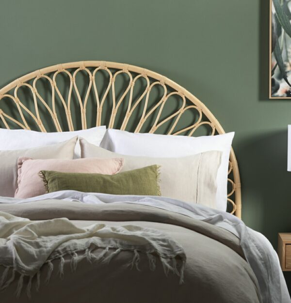 Handmade Rattan Bed Head | Rattan Head Board - Image 2