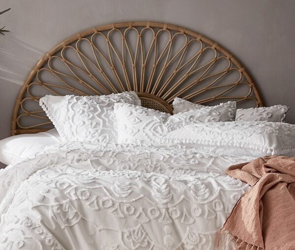 Handmade Rattan Bed Head | Rattan Head Board - Image 2