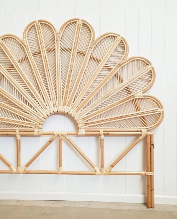 Handmade Rattan Bed Head | Rattan Head Board - Image 2