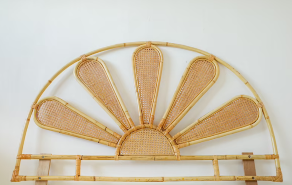 Handmade Rattan Bed Head | Rattan Head Board - Image 2