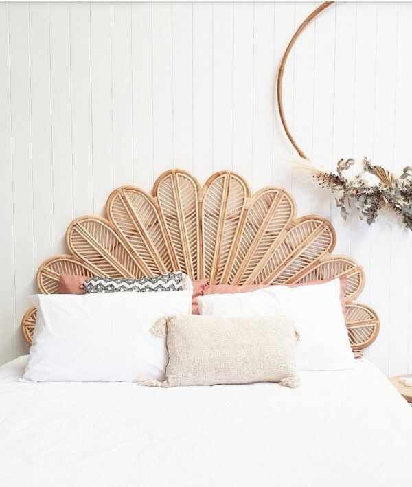 Handmade Rattan Bed Head | Rattan Head Board - Image 3
