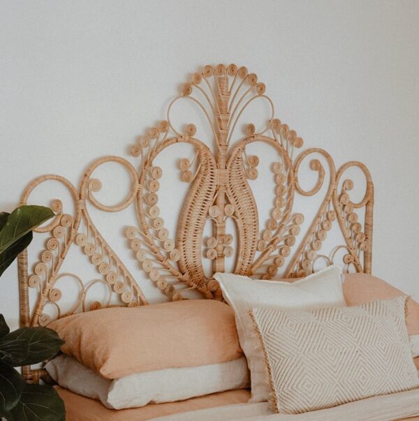 Handmade Rattan Bed Head | Rattan Head Board - Image 7
