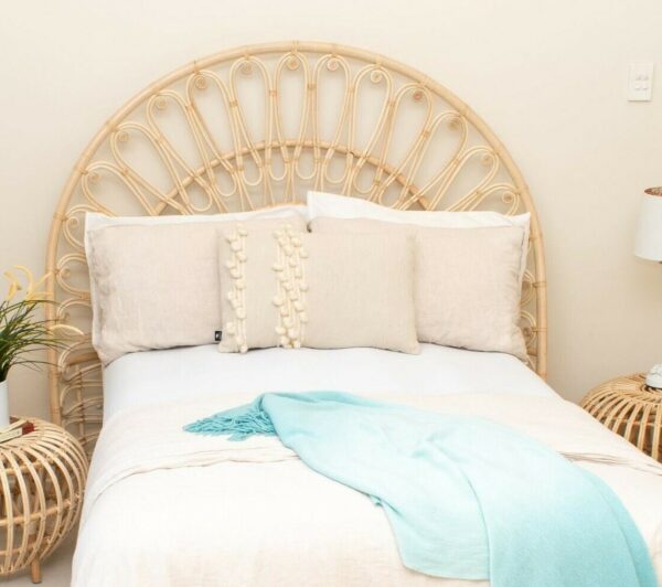 Handmade Rattan Bed Head | Rattan Head Board - Image 5
