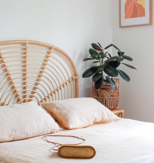 Handmade Rattan Bed Head | Rattan Head Board - Image 6