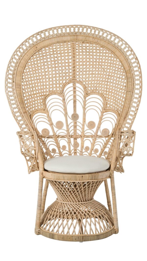 Handmade Rattan Peacock Chair - Image 8