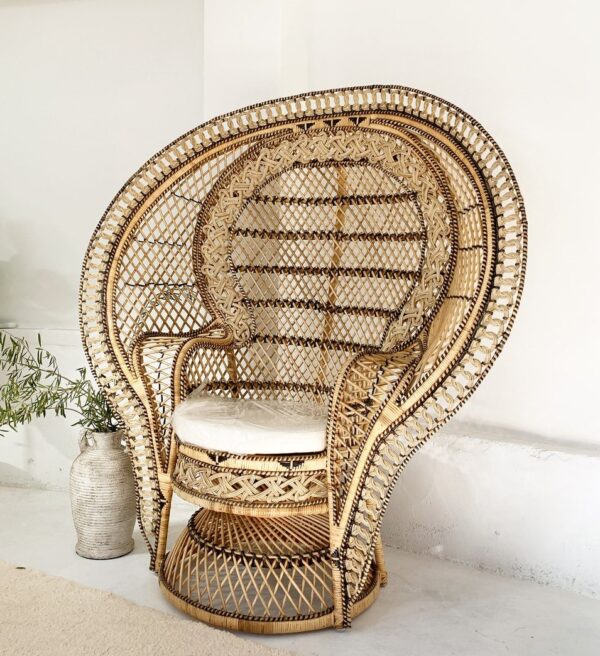 Handmade Rattan Peacock Chair - Image 5