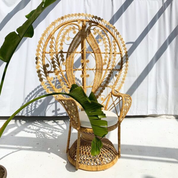 Handmade Rattan Peacock Chair - Image 5