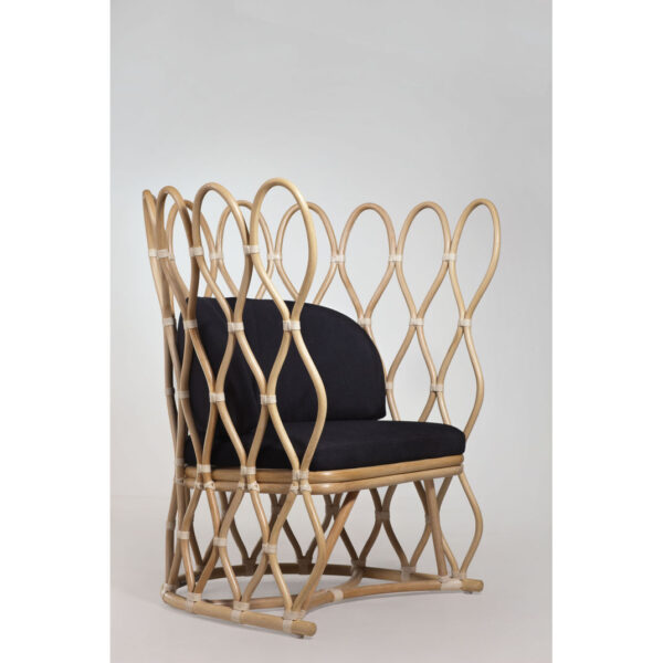 Handmade Rattan Chair - Image 2