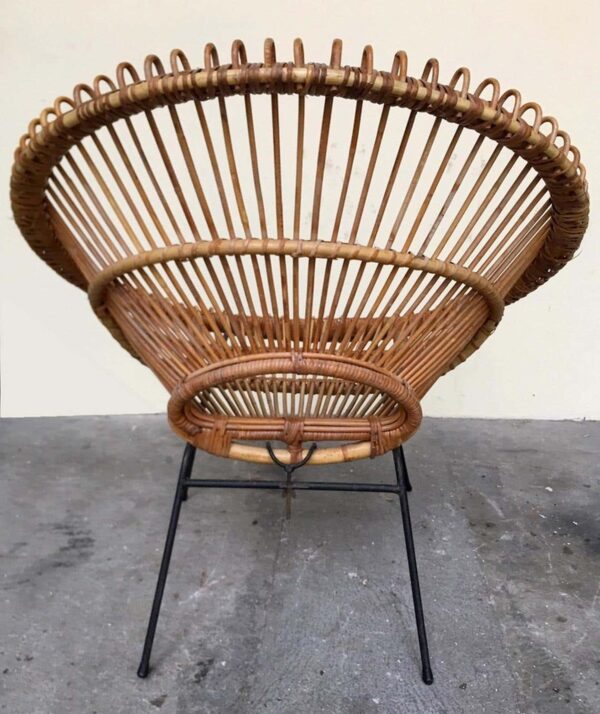 Handmade Rattan Chair - Image 4