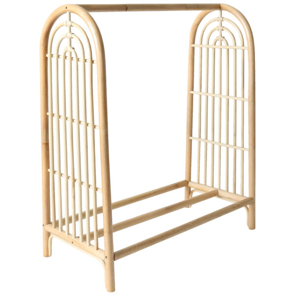 Handmade Rattan Clothing Rack