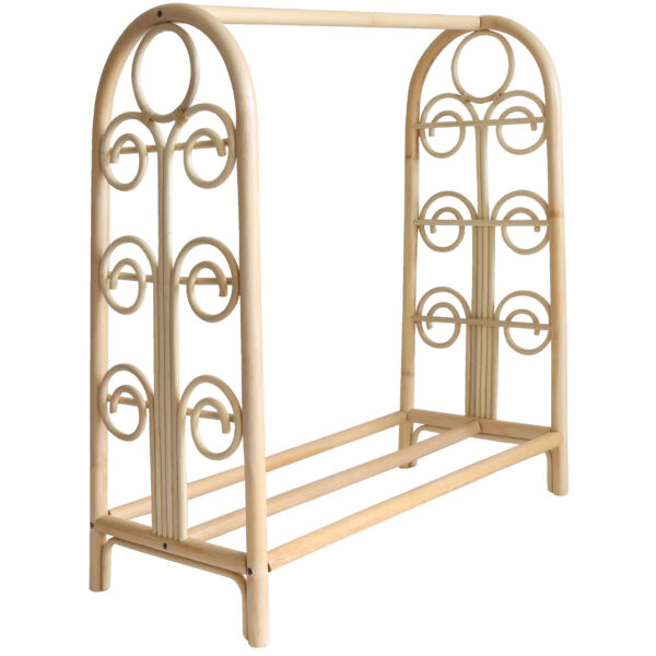 Handmade Rattan Clothing Rack