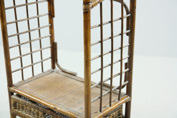 Handmade Rattan Clothing Rack - Image 2