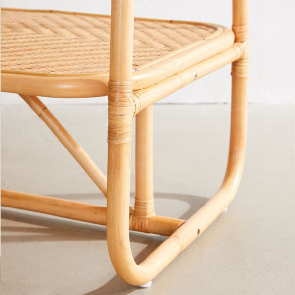 Handmade Rattan Clothing Rack - Image 2