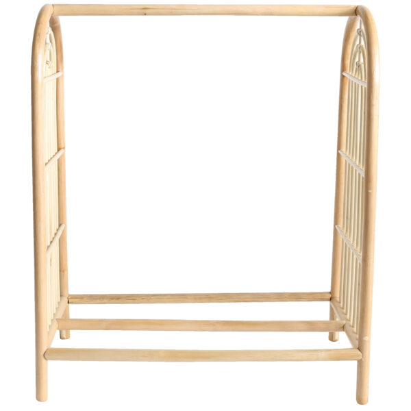 Handmade Rattan Clothing Rack - Image 3