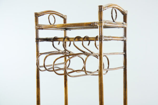 Handmade Rattan Clothing Rack - Image 5