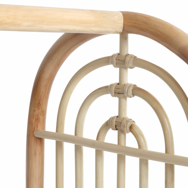 Handmade Rattan Clothing Rack - Image 5