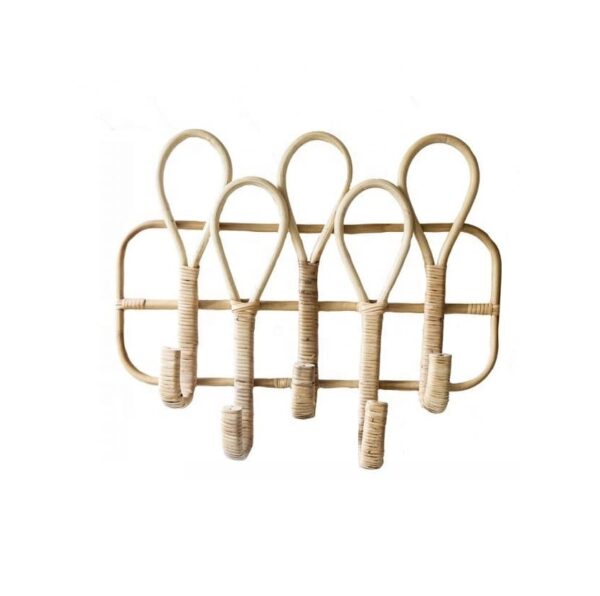 Handmade Rattan Wall Hooks
