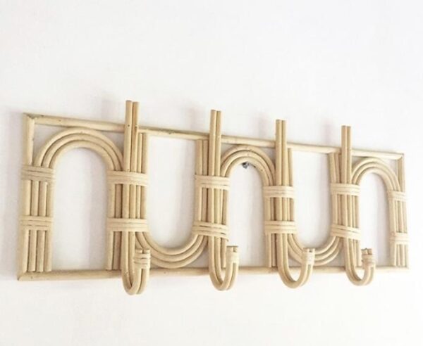 Handmade Rattan Wall Hooks