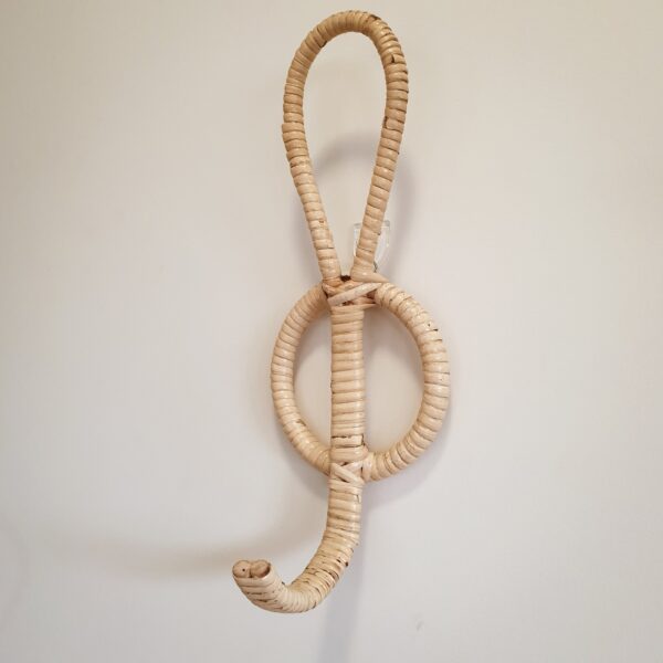 Handmade Rattan Wall Hooks (Set of 4)