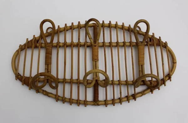 Handmade Rattan Wall Hooks - Image 2