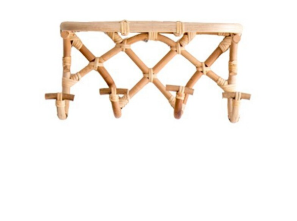 Handmade Rattan Wall Hooks - Image 2