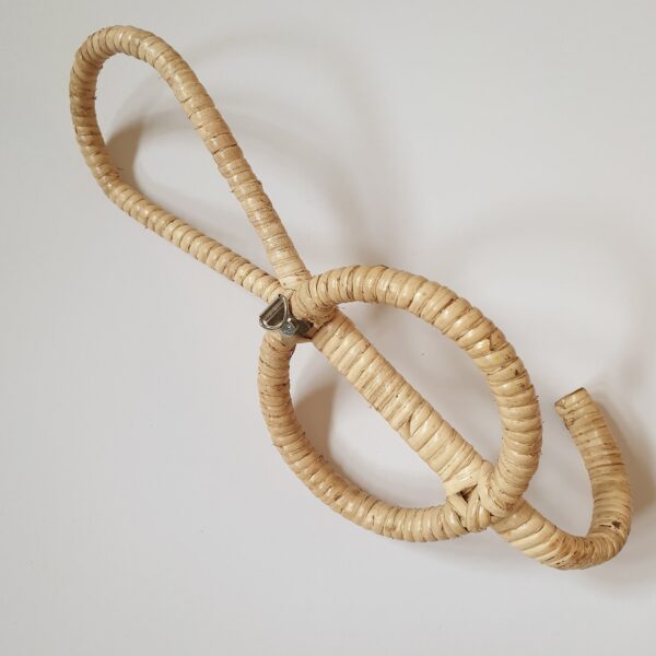 Handmade Rattan Wall Hooks (Set of 4) - Image 4
