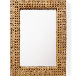 Handmade Rattan Mirror | Rattan Rectangle Mirror