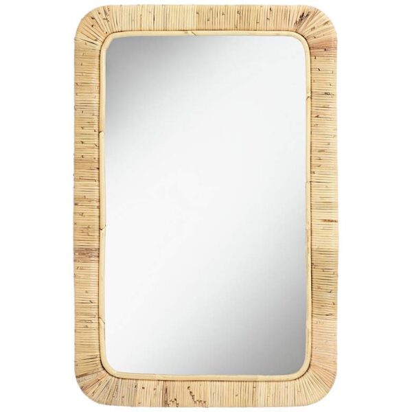 Handmade Rattan Mirror | Rattan Rectangle Mirror