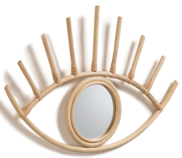 Handmade Rattan Mirror | Rattan Eye Mirror