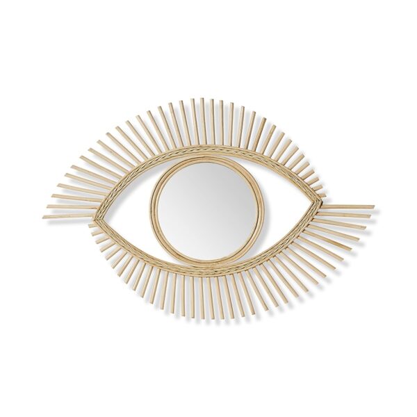 Handmade Rattan Mirror | Rattan Eye Mirror