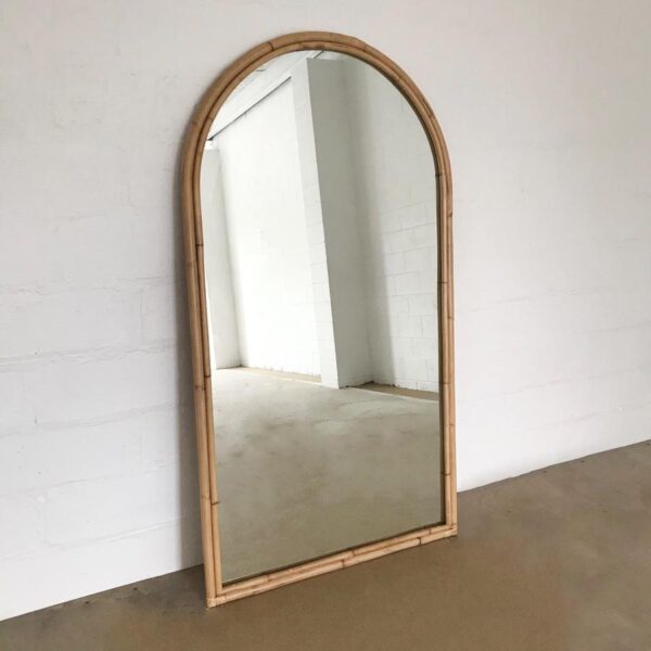 Handmade Rattan Mirror | Rattan Arch Mirror