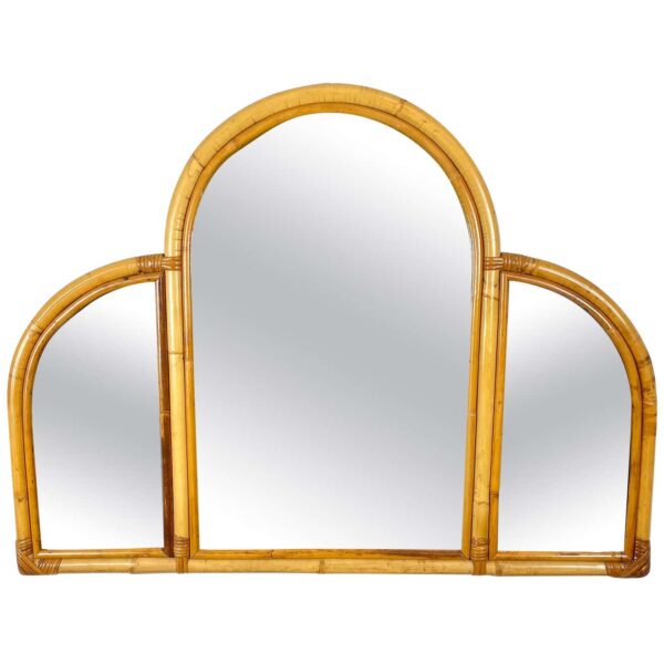 Handmade Rattan Mirror | Rattan Arch Mirror