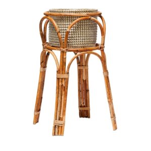 Handmade Rattan Plant Stand | Rattan Planter