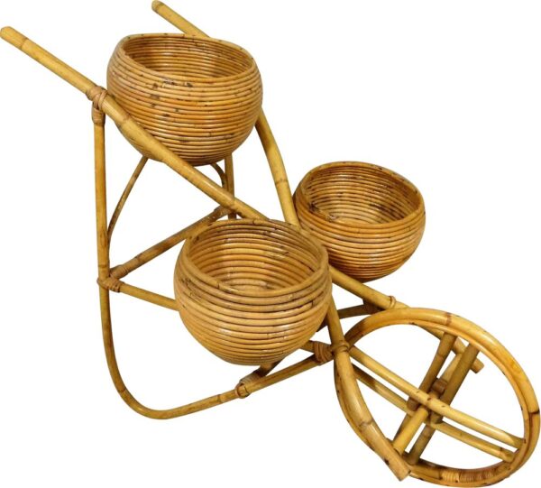 Handmade Rattan Plant Stand | Rattan Planter