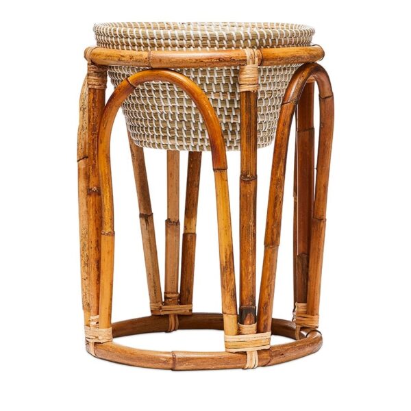 Handmade Rattan Plant Stand | Rattan Planter