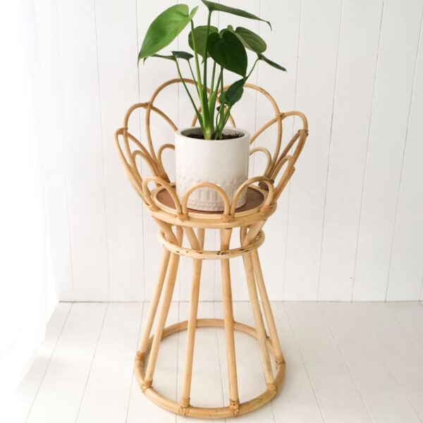 Handmade Rattan Plant Stand | Rattan Planter