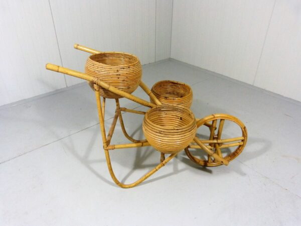 Handmade Rattan Plant Stand | Rattan Planter - Image 5