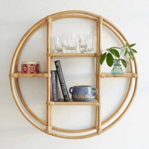 Handmade Rattan Wall Rack | Rattan Wall shelf