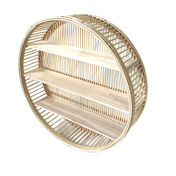 Handmade Rattan Wall Rack | Rattan Wall shelf