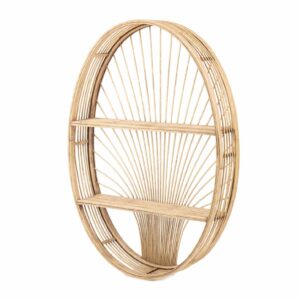 Handmade Rattan Wall Rack | Rattan Wall shelf