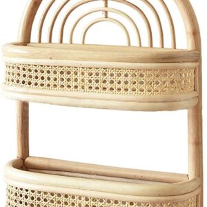Handmade Rattan Wall Rack | Rattan Wall shelf