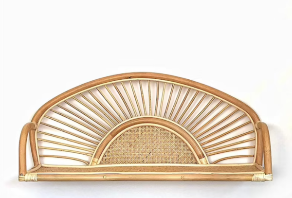 Handmade Rattan Wall Rack | Rattan Wall shelf - Image 6