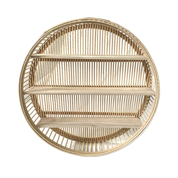 Handmade Rattan Wall Rack | Rattan Wall shelf - Image 4