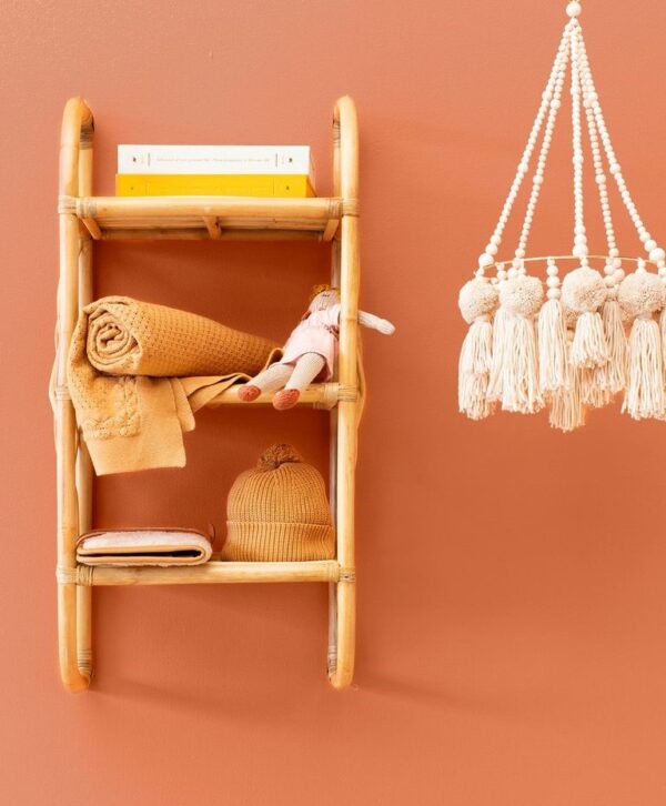 Handmade Rattan Wall Rack | Rattan Wall shelf - Image 4