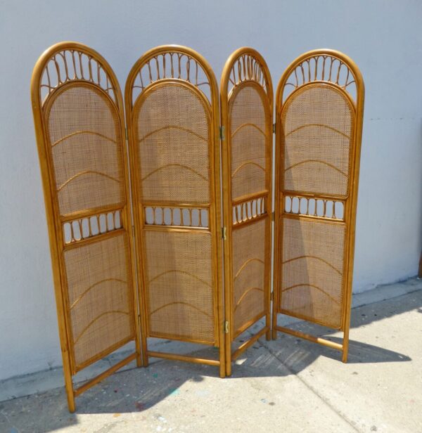 Handmade Rattan Partitions | Rattan Screen | Rattan Room Divider - Image 2
