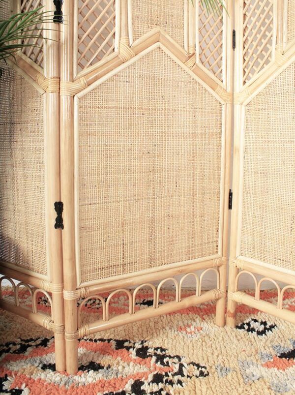 Handmade Rattan Partitions | Rattan Screen | Rattan Room Divider - Image 4