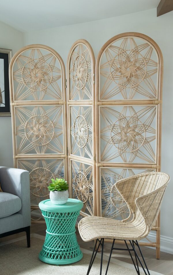 Handmade Rattan Partitions | Rattan Screen | Rattan Room Divider - Image 4